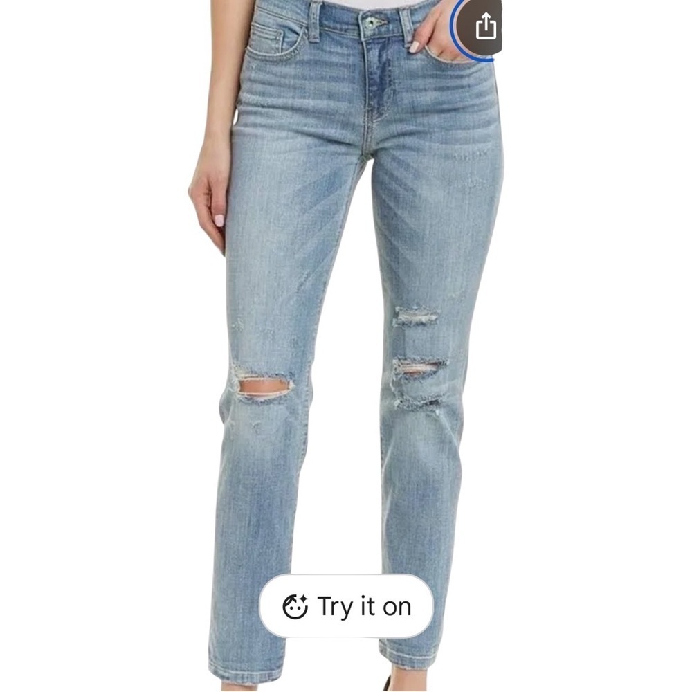 Sneak Peek Sexy Boyfriend Distressed Jeans
